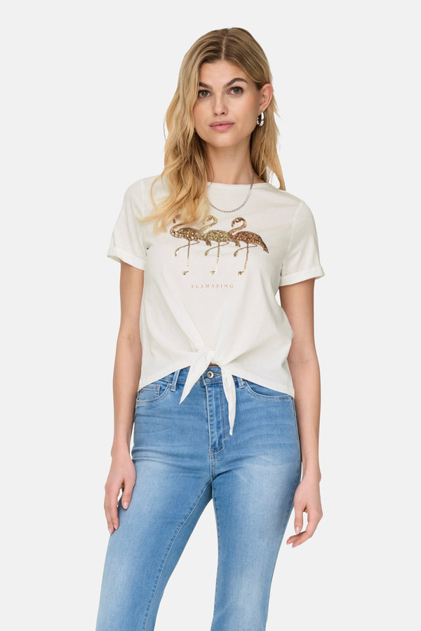 T-shirt (manches courtes) Écru - ONLY®