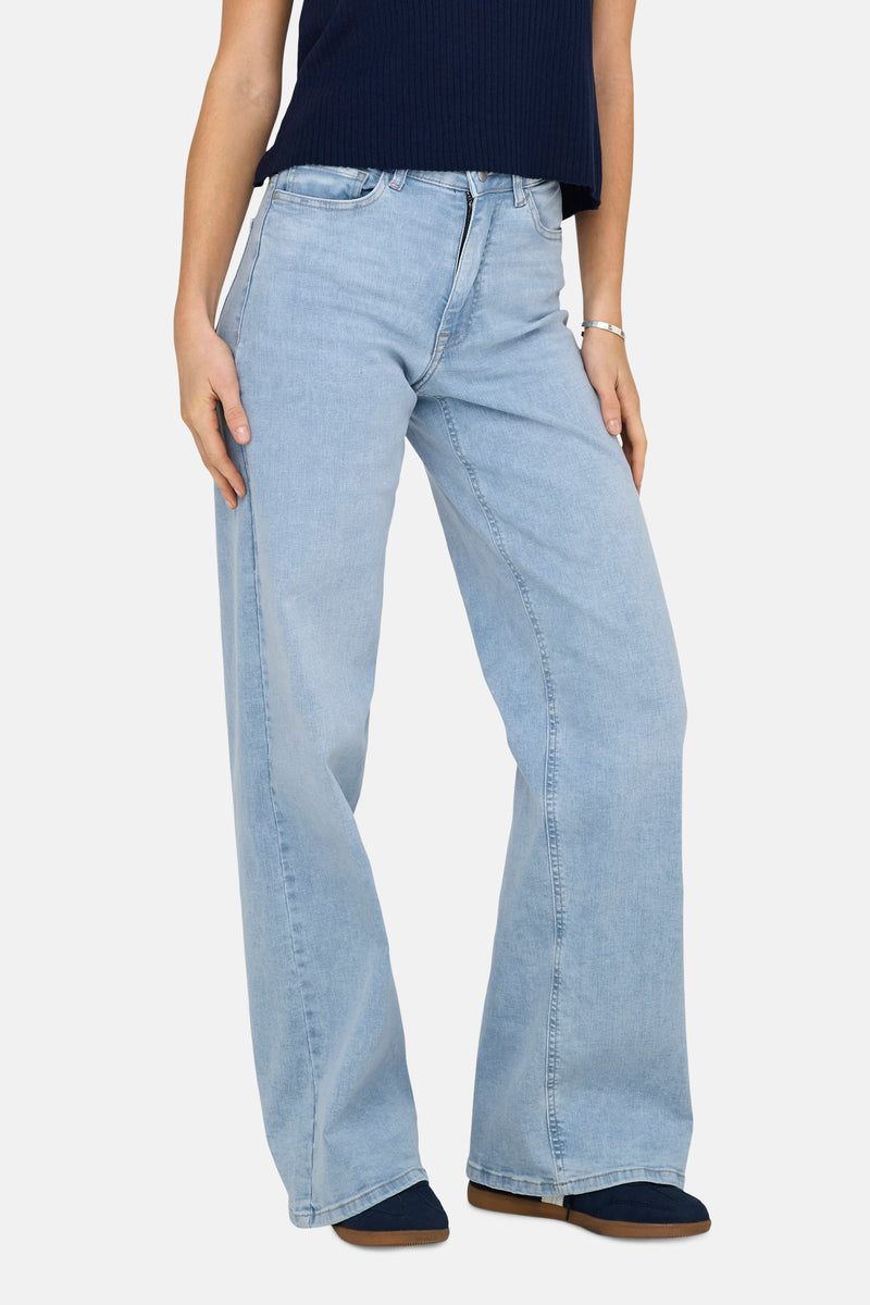 Jean large LIGHT BLUE DENIM - JDY