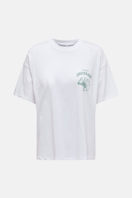 T-shirt met korte mouwen - wit