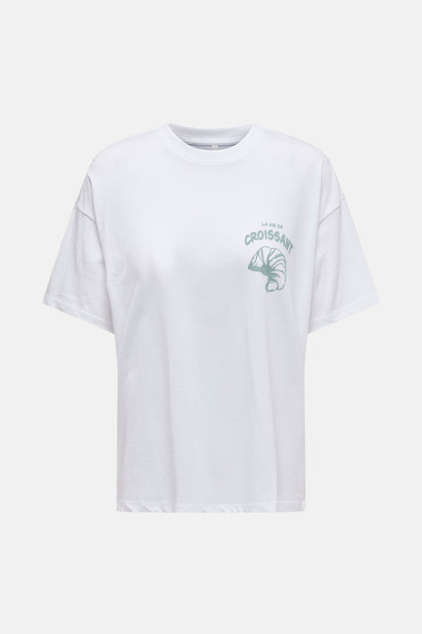 T-shirt met korte mouwen - wit