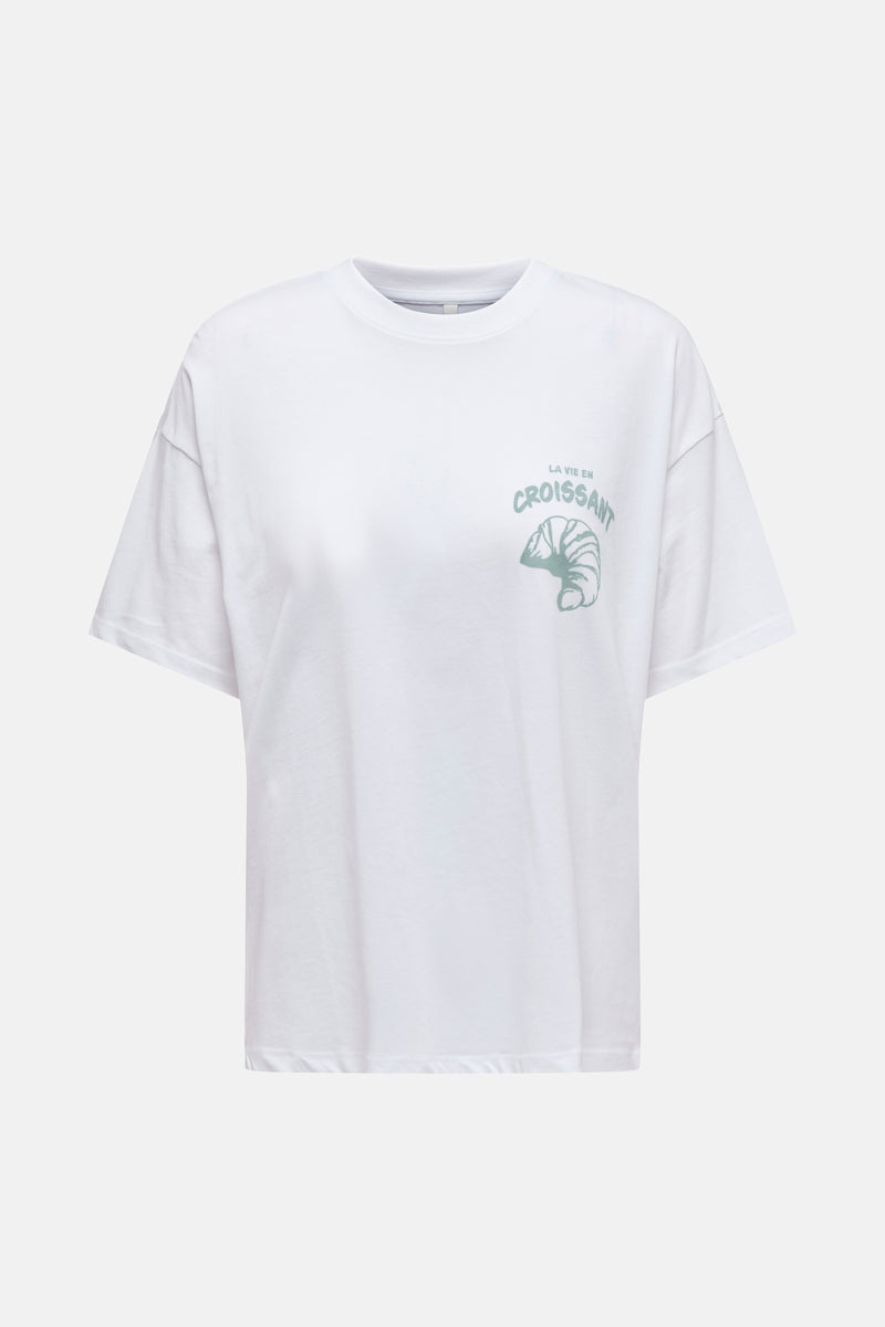 T-shirt met korte mouwen - wit