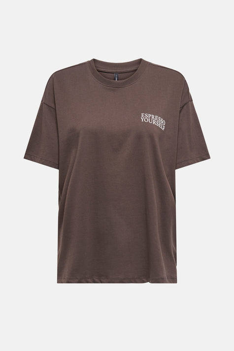 T-shirt à manches courtes - brun