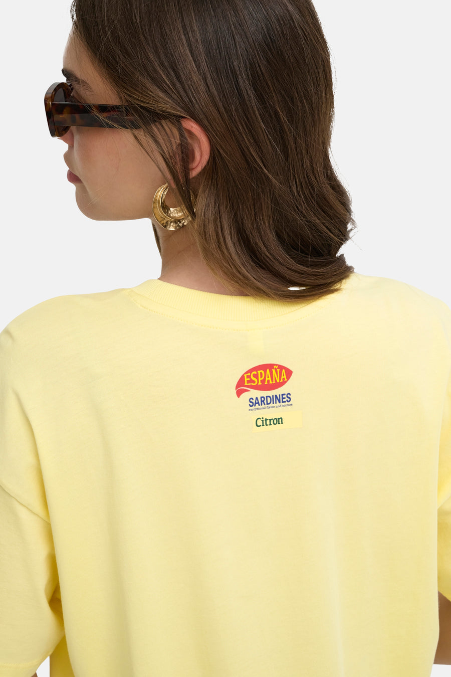 T-shirt - geel
