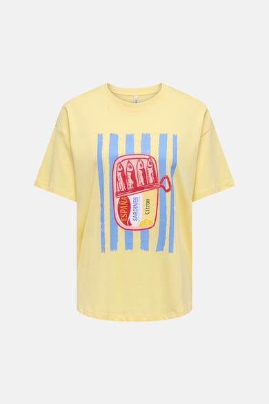T-shirt - geel
