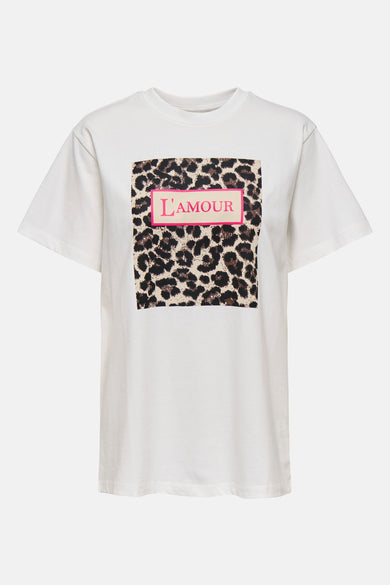 Witte tanktop van ONLY®, rugzijde, op een lichte eendkleurige achtergrond.