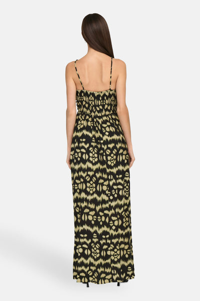 Robe longue multicolore de ONLY®, avec imprimé floral et fines bretelles.
