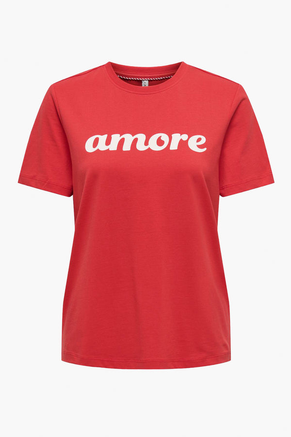 T-shirt (manches courtes) Rouge - ONLY®