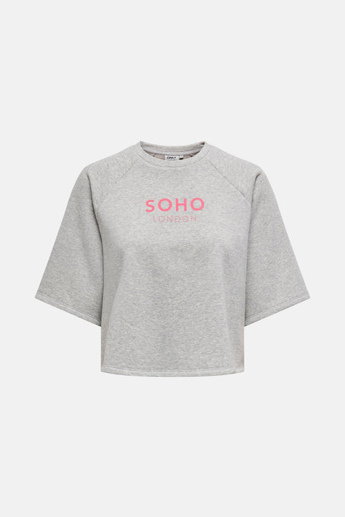 ONLCORA S/S PRINT O-NECK UB SWT