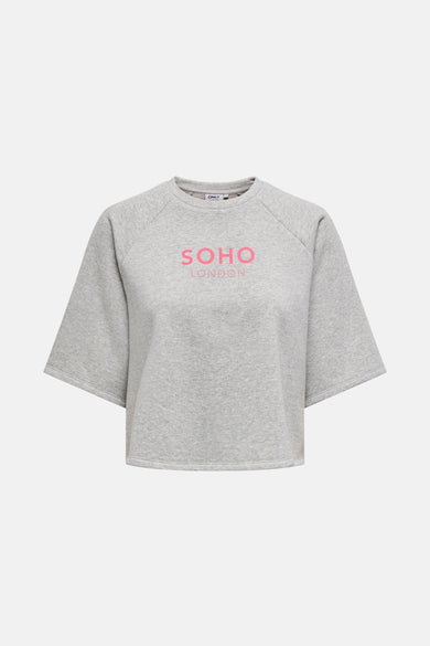 ONLCORA S/S PRINT O-NECK UB SWT