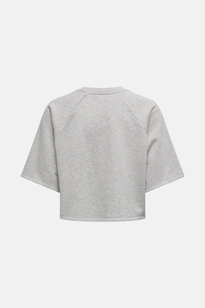 Top uni manches courtes Gris - ONLY®