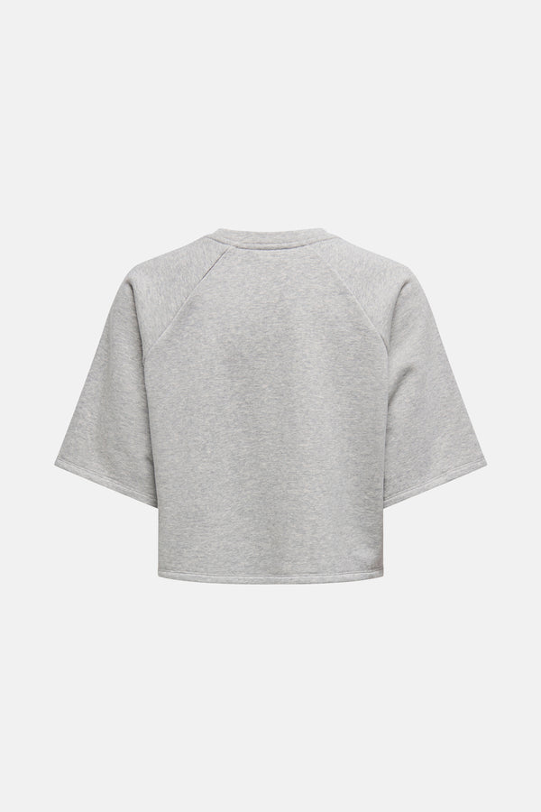 Top uni manches courtes Gris - ONLY®