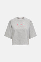 Top uni manches courtes Gris - ONLY®