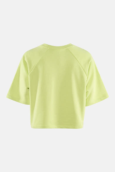 T-shirt vert de ONLY® court à manches raglan, vue de dos.
