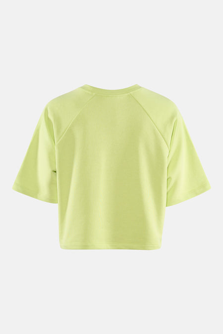 T-shirt vert de ONLY® court à manches raglan, vue de dos.