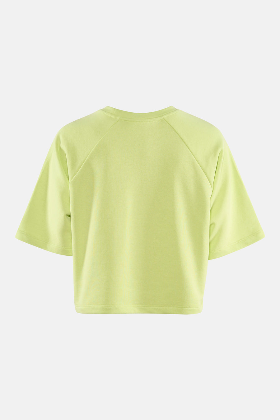 T-shirt vert de ONLY® court à manches raglan, vue de dos.