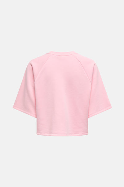 Top uni manches courtes Rose - ONLY®
