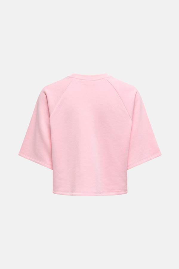 Top uni manches courtes Rose - ONLY®