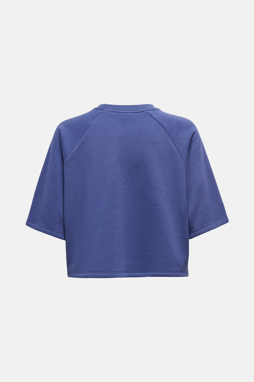 Top uni manches courtes Bleu - ONLY®