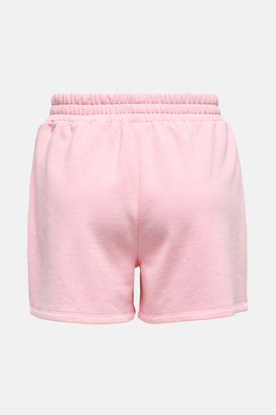 Korte badstof short van ONLY, met elastische tailleband.