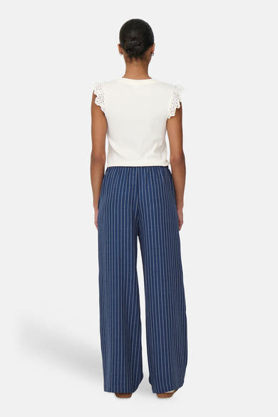 Dames sb seizoensbroek elastic blauw - JDY