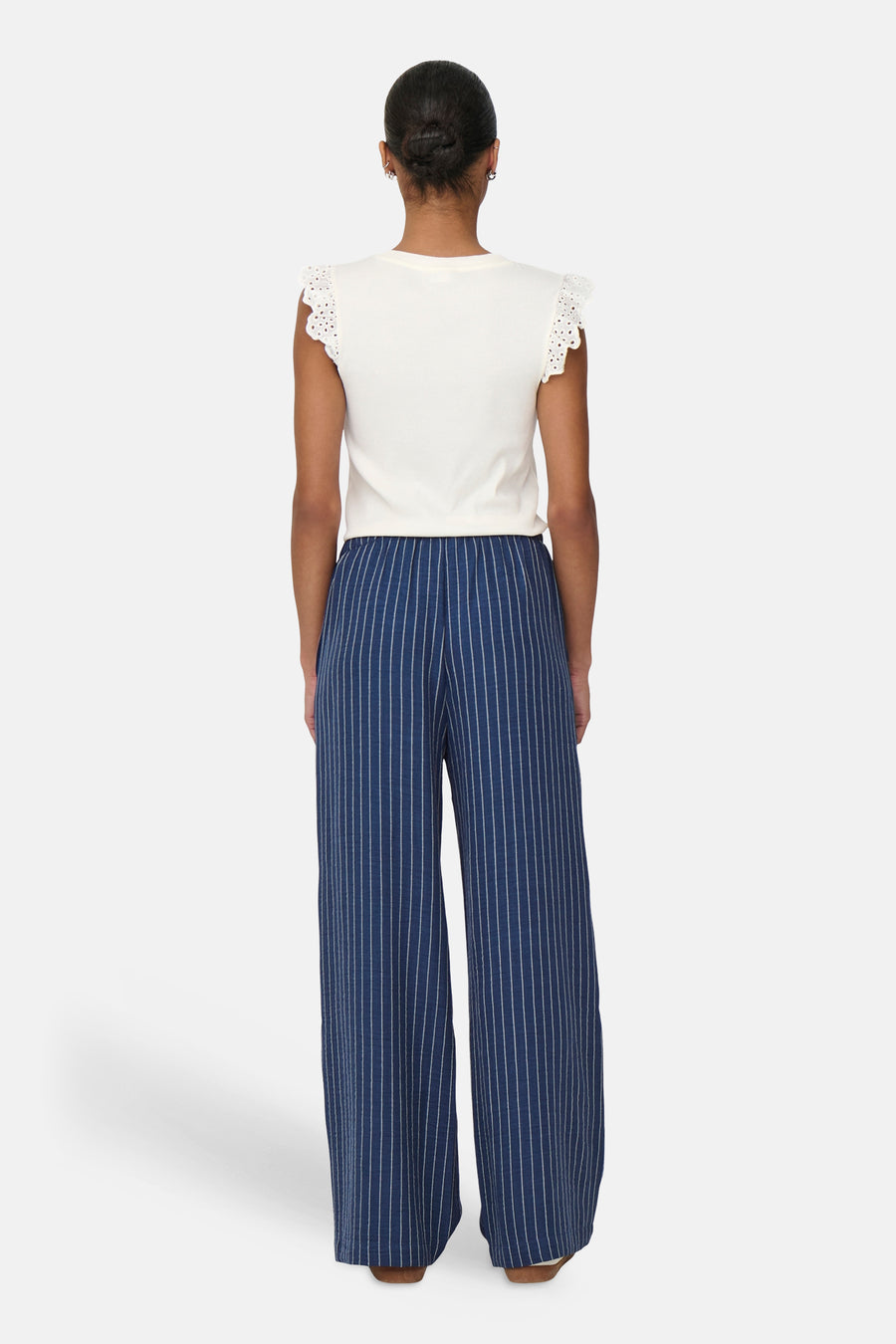 Dames sb seizoensbroek elastic blauw - JDY