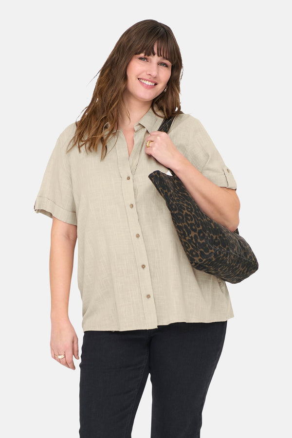 Chemisier (manches courtes) Beige - CARMAKOMA