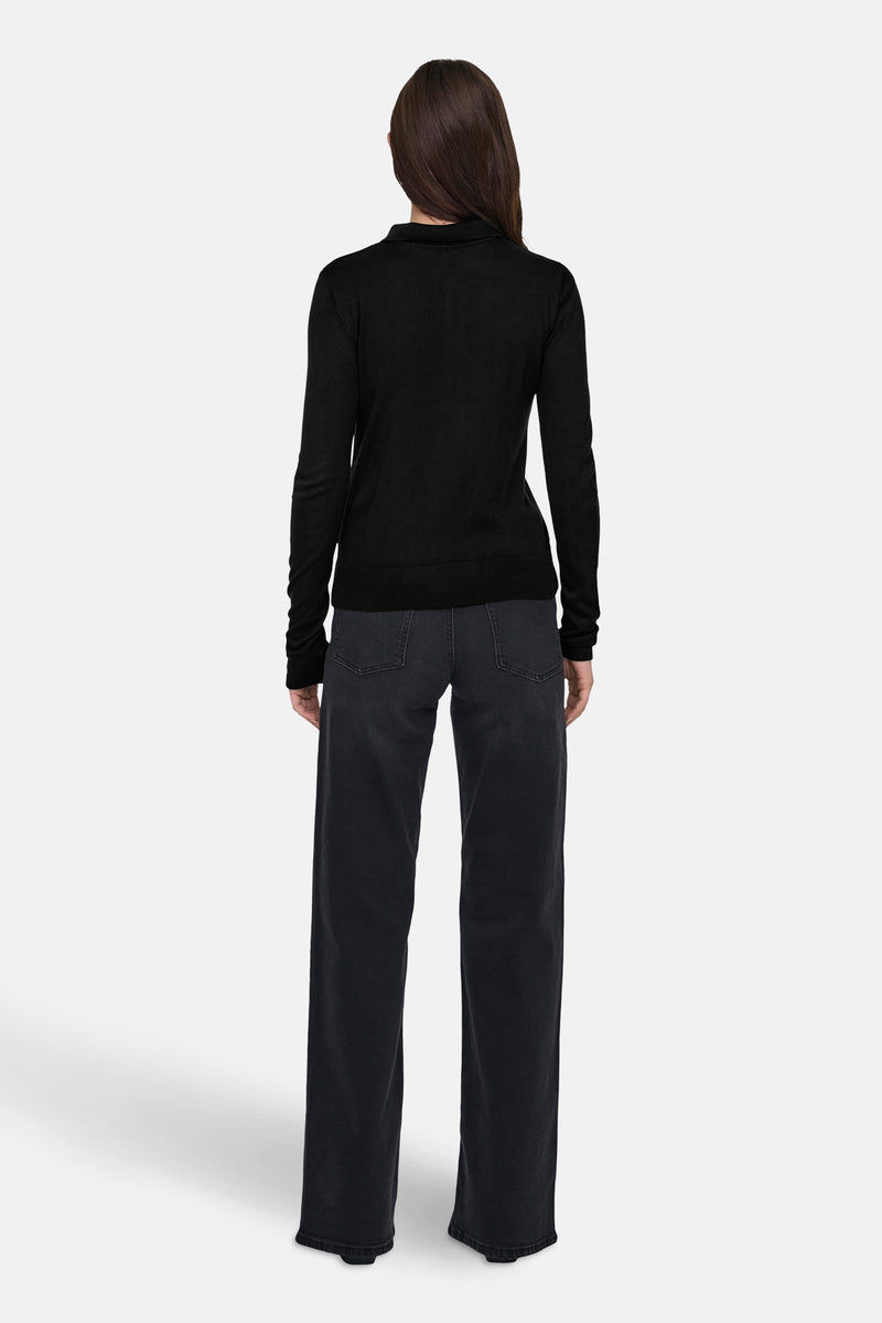 ONLCATHRINE LS POLO NECK EX KNT