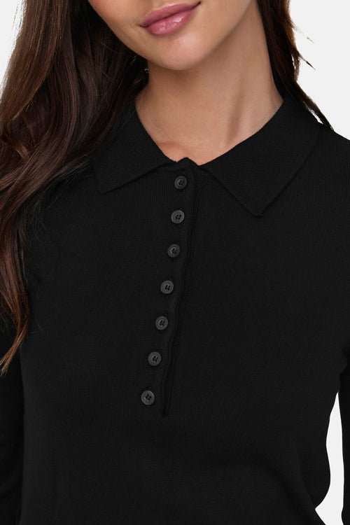 ONLCATHRINE LS POLO NECK EX KNT