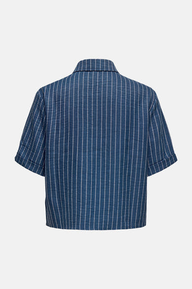 Hemd met korte mouwen - blauw