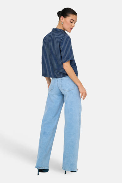 Hemd met korte mouwen - blauw