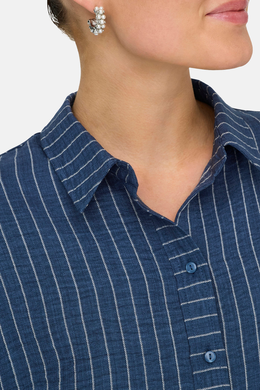 Hemd met korte mouwen - blauw