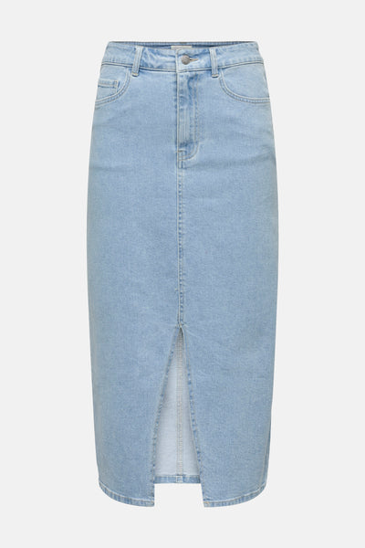 Rok (lang) LIGHT BLUE DENIM - JDY