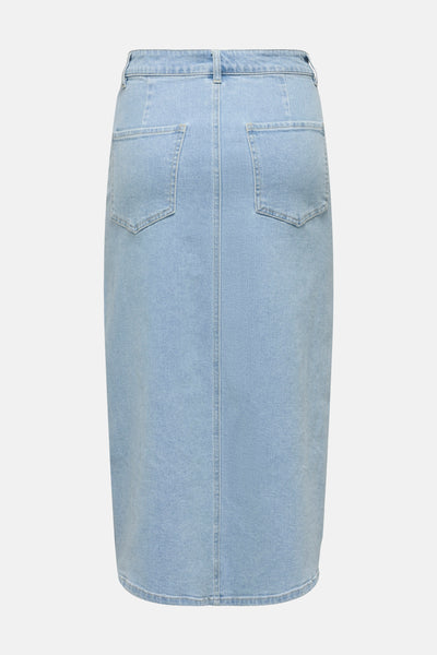Rok (lang) LIGHT BLUE DENIM - JDY