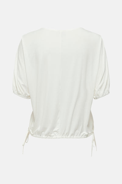 Top uni manches courtes Blanc - JDY