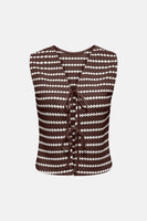 Gilet - bruin
