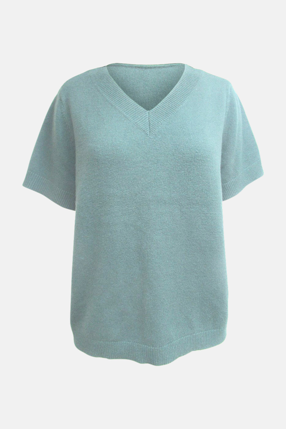 Pull col V Beige - CARMAKOMA