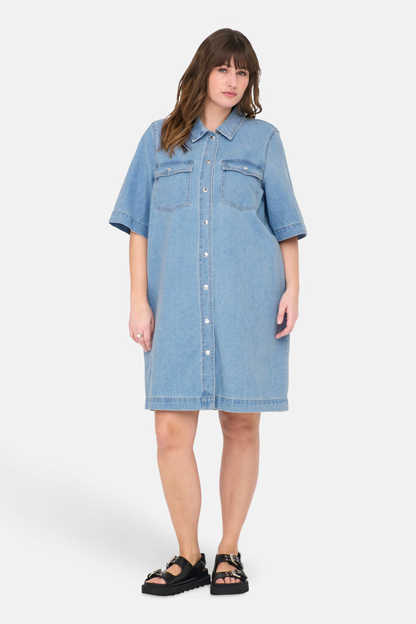 Robe  LIGHT BLUE DENIM - CARMAKOMA