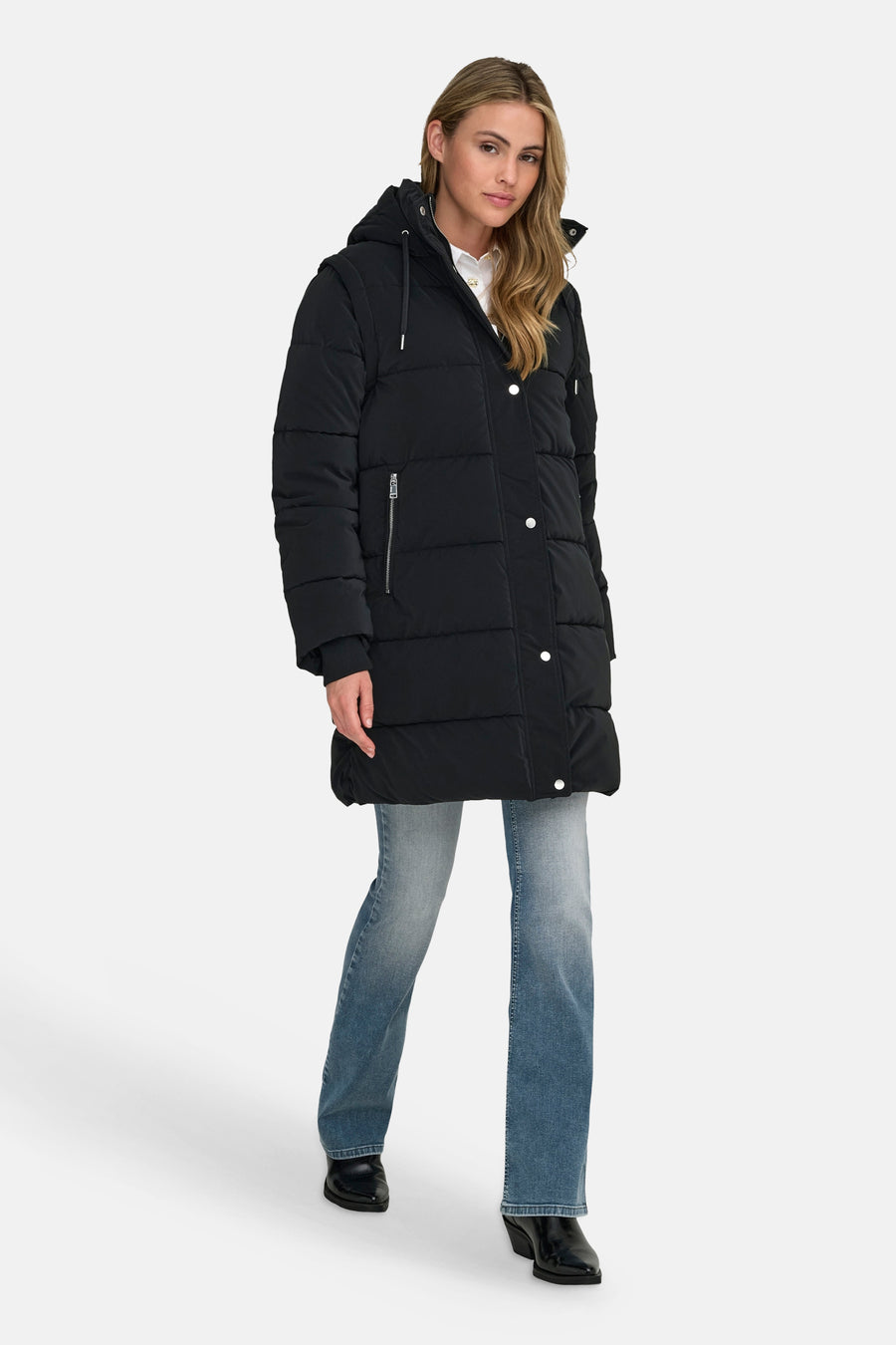 Dames tops jas gewatteerd noir - ONLY®