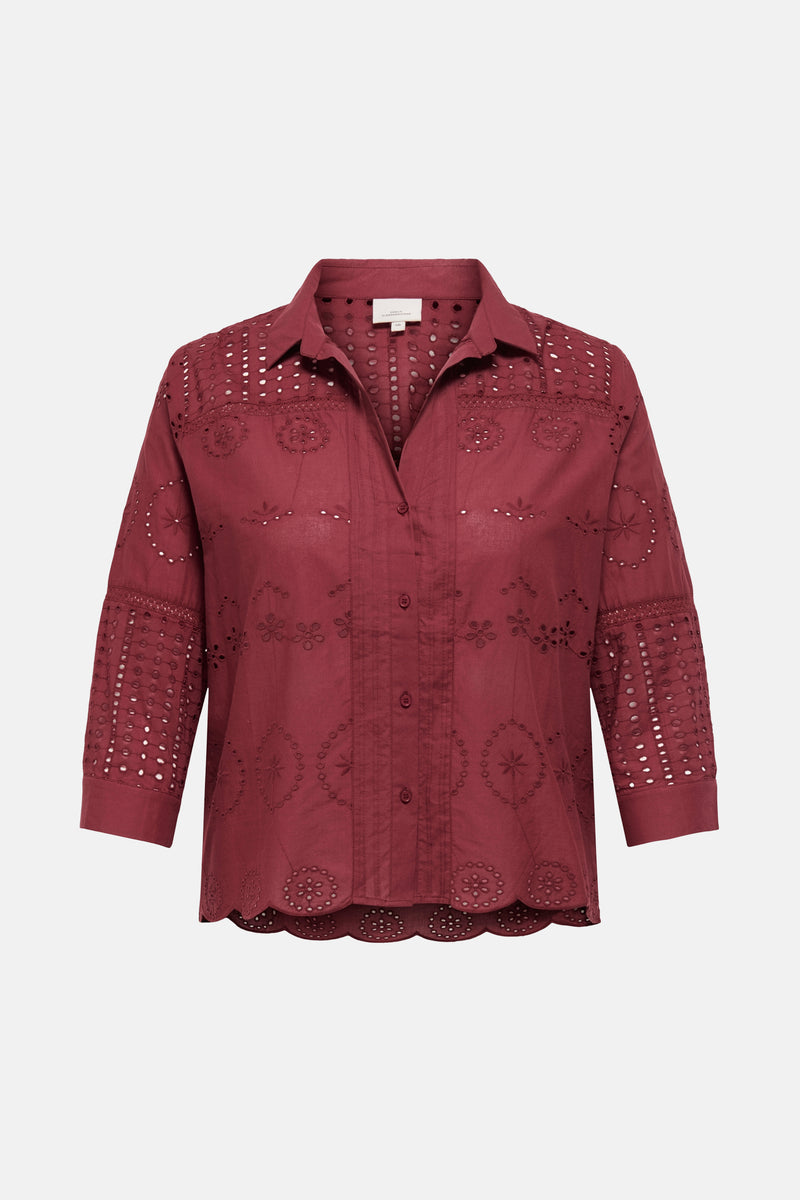 Chemisier (manches longues) Rouge - CARMAKOMA