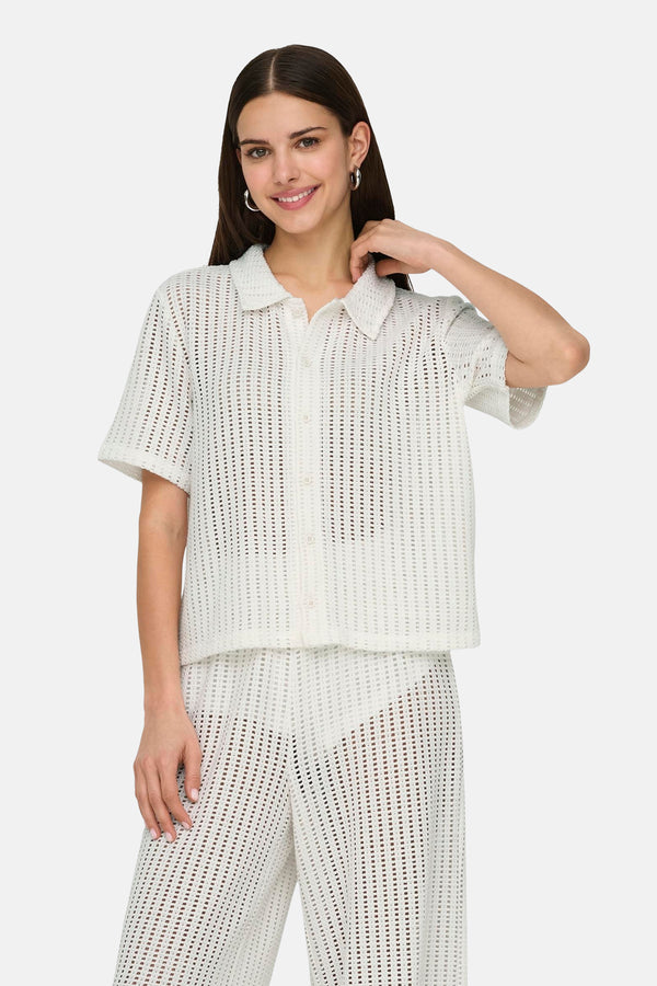 Chemisier (manches courtes) Blanc - ONLY®