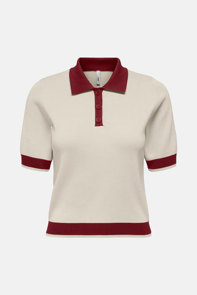 Polo à manches courtes - beige