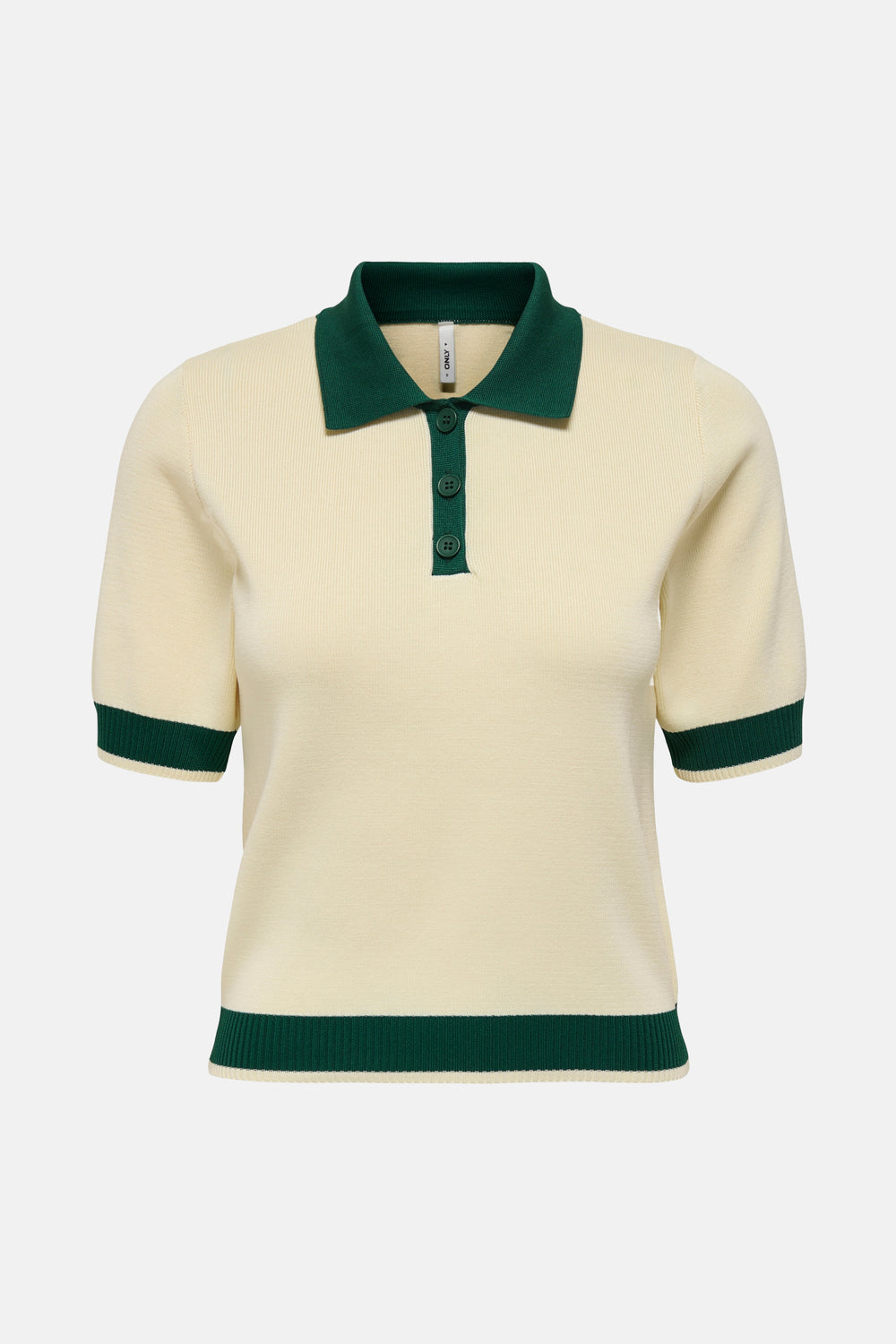 Polo met korte mouwen - beige