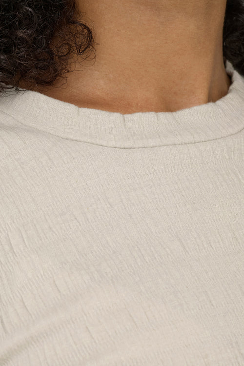 T-shirt à manches courtes - beige
