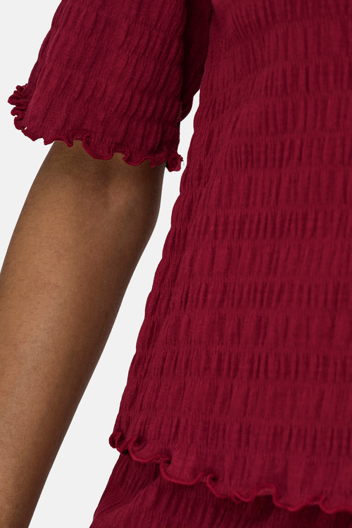 T-shirt met korte mouwen - rood