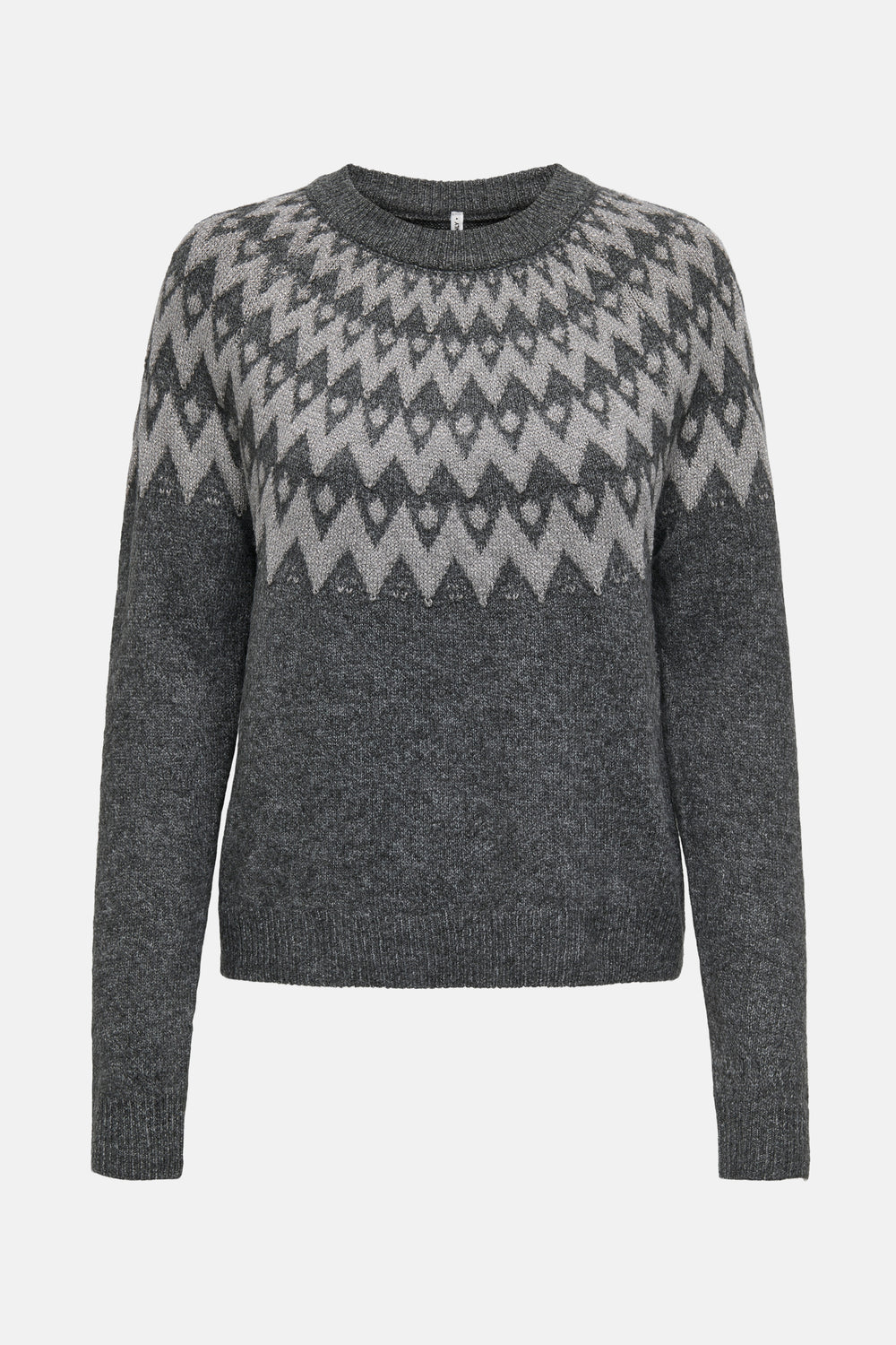 Pull col rond gris - ONLY®