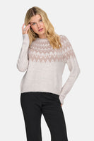 Pull col rond beige - ONLY®