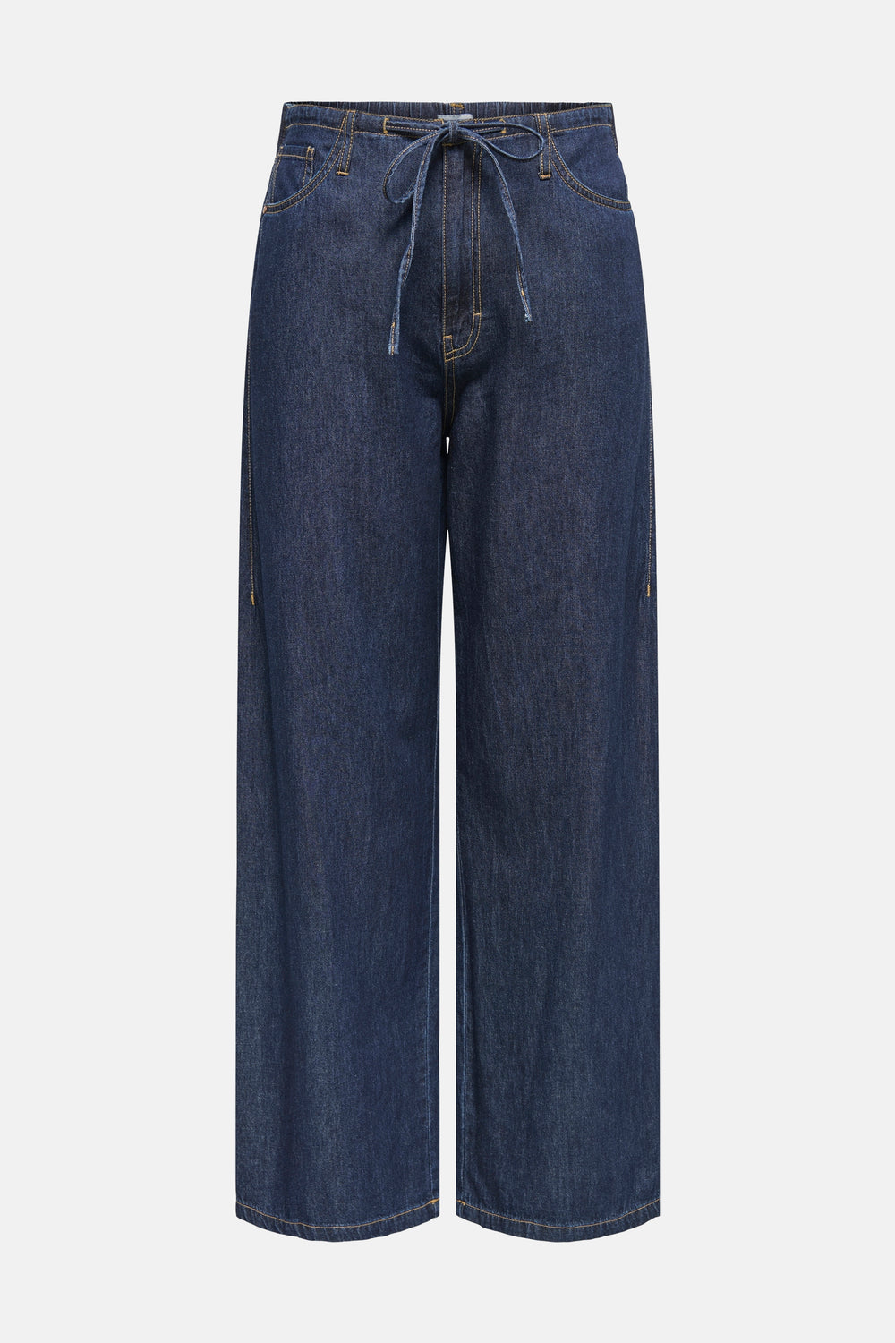 JDYSABRINA MW WIDE TIE JEANS DNM