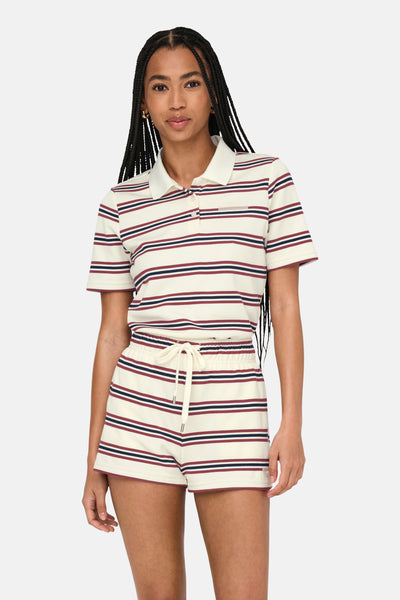 Dames tops polo korte mouw Multicolore - ONLY®