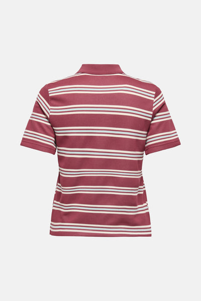 Dames tops polo korte mouw Rouge - ONLY®