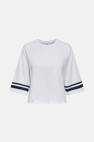 Top uni manches courtes blanc - ONLY®